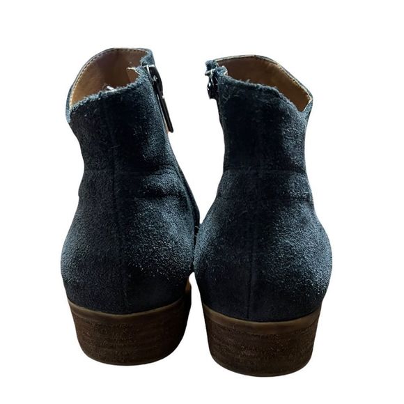 Lucky Brand Navy Blue Suede Brolley Booties Sz 8 - Picture 10 of 10